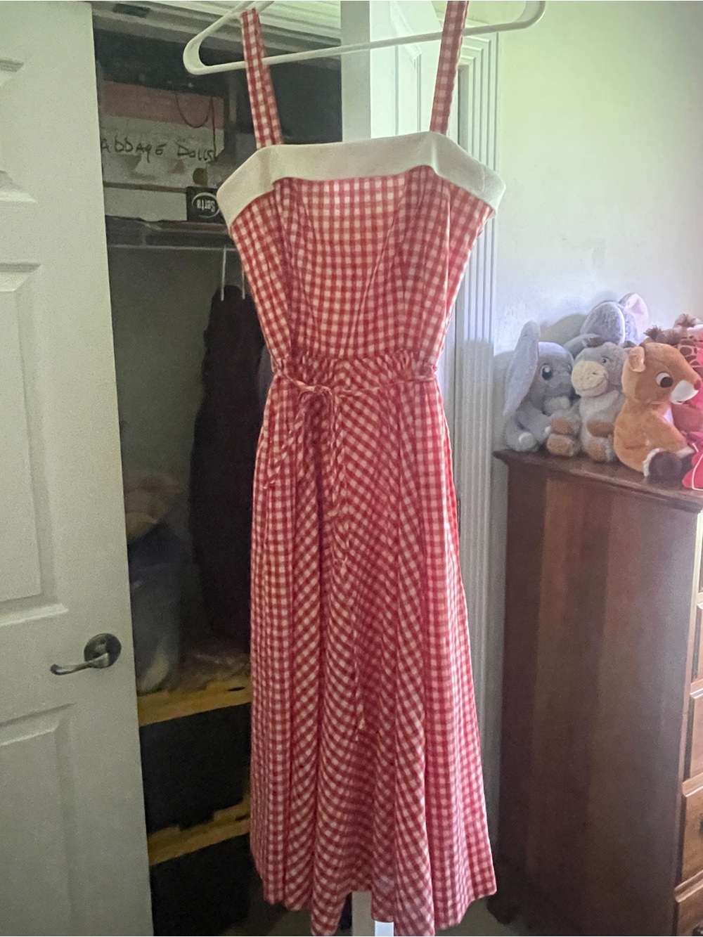 Lanz Originals Red and White Gingham Dress - Picture 1 of 9